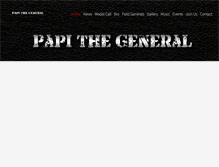 Tablet Screenshot of papithegeneral.com